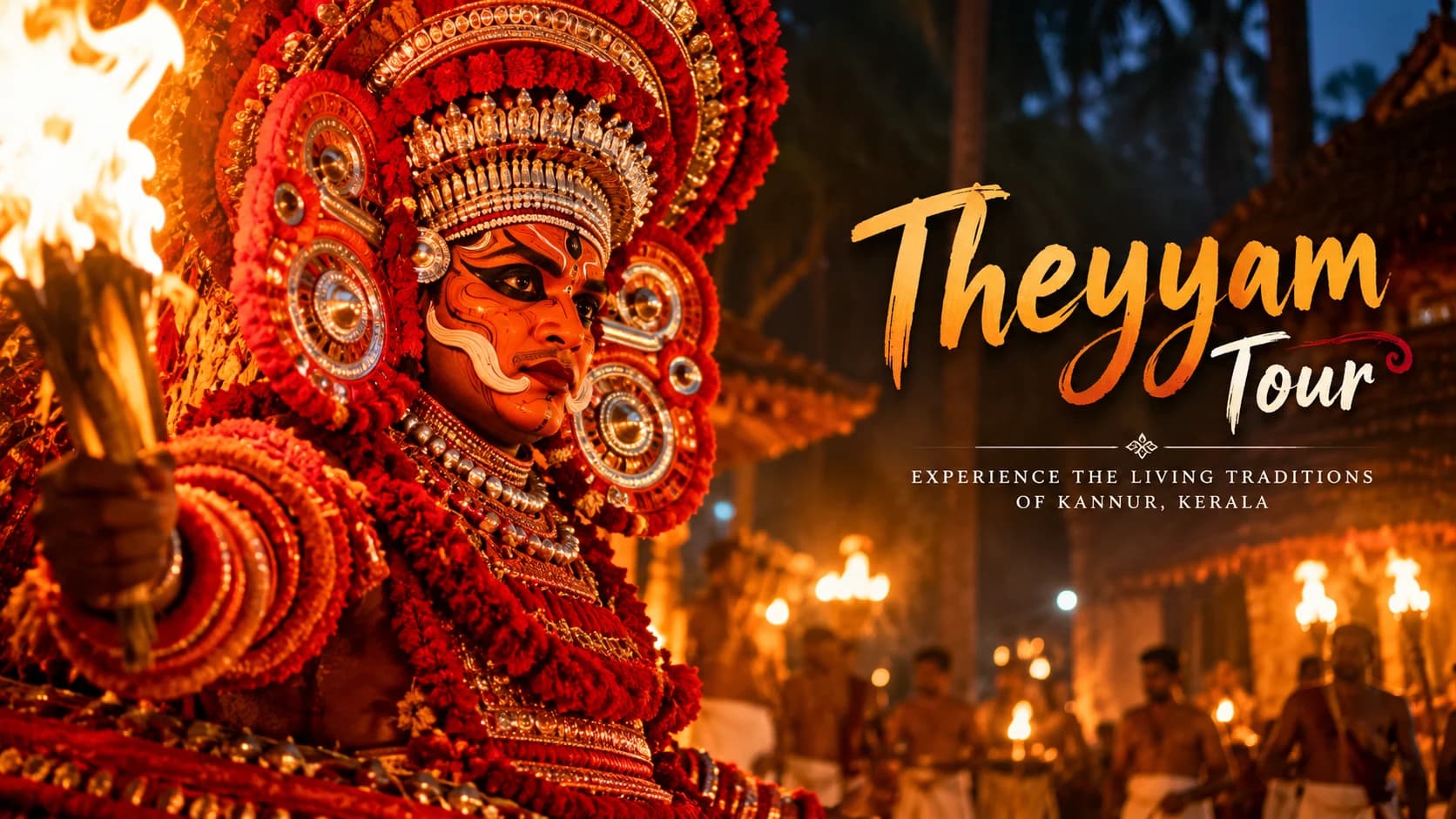Theyyam ritual performance in Kannur, Kerala