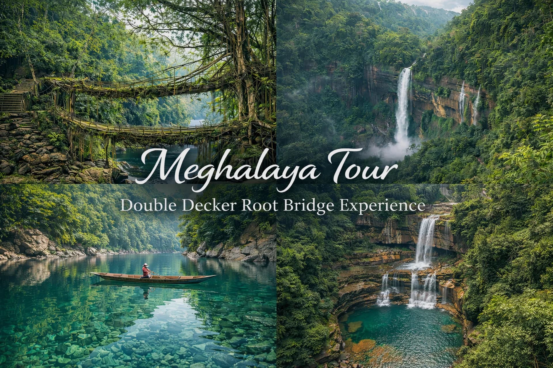 Meghalaya Group Tour with Double Decker Root Bridge
